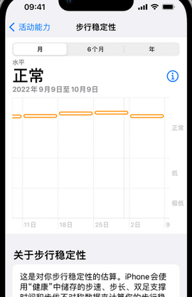 林周iPhone手机维修如何在iPhone开启'步行稳定性通知'