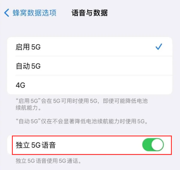 林周苹果14维修分享iPhone 14 Pro如何开启VoNR 