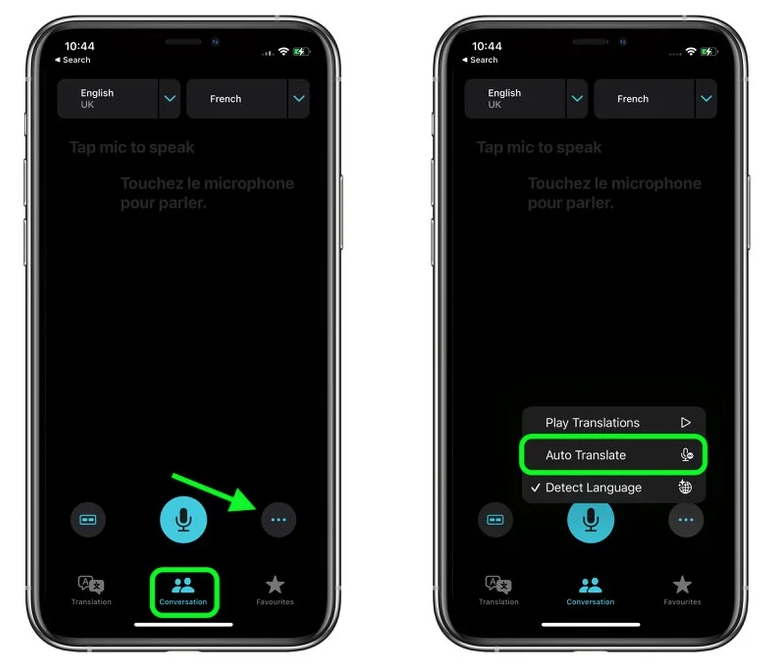 林周苹果手机维修分享iOS 15 “翻译” App 新改进 